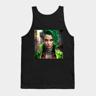 Cyberpunk Green Tank Top